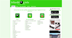 Desktop Screenshot of billardblog.info